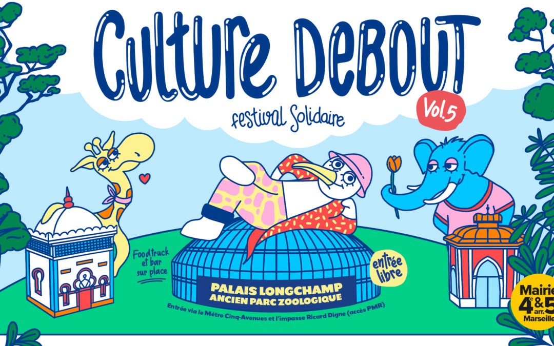 5 ème édition du festival Culture Debout ce week-en au Parc Longchamp !
