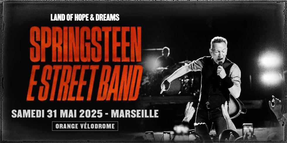 Bruce Sprinsteen à l’Orange Vélodrome le 31 mai : infos pratiques et jeu-concours sur le Tarpin Bien !