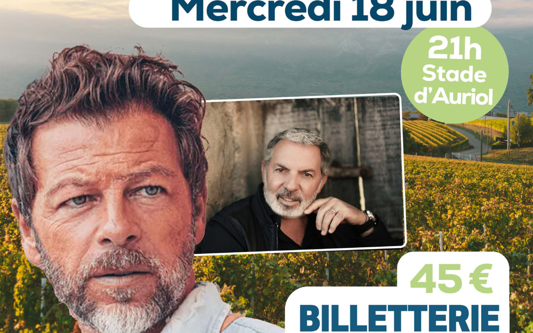 Concert caritatif à Auriol : Christophe Maé et Jean Menconi