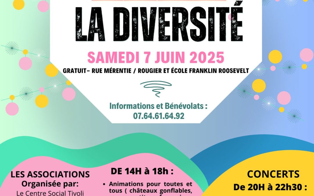 Fête de la diversité samedi 7 juin
