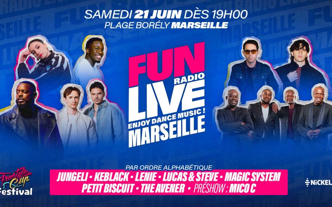 Fun Radio Live à la plage Borély