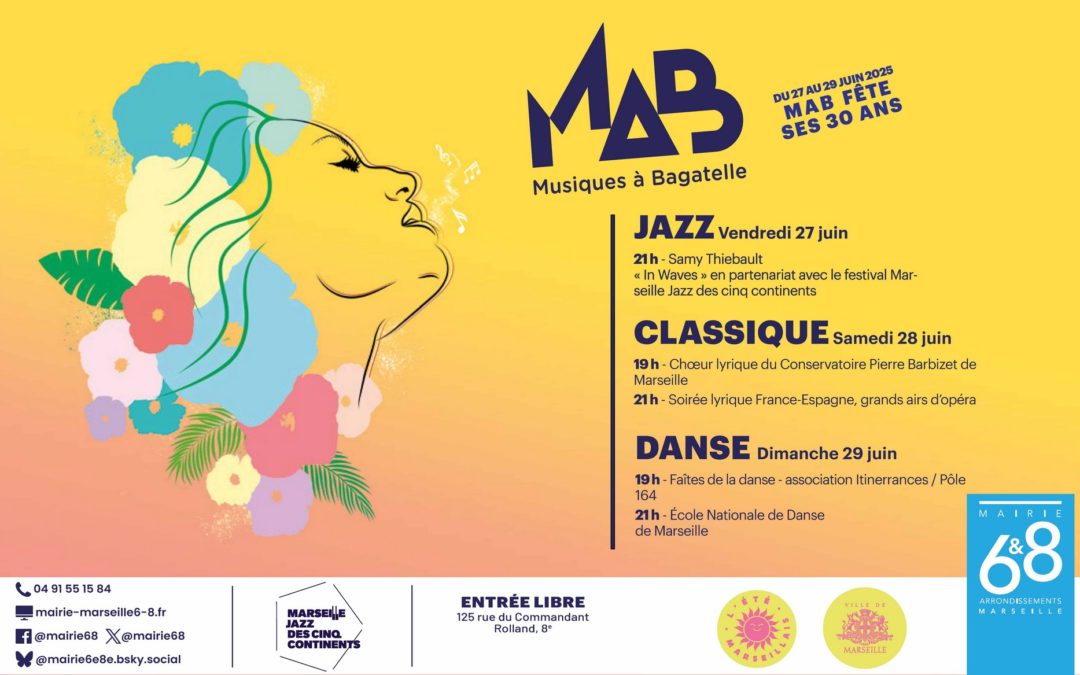 MAB 2025 – 30 ans de Musique à Bagatelle : un anniversaire exceptionnel !