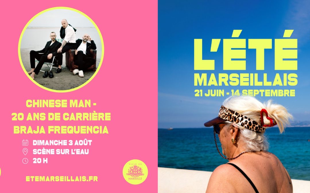 Clotûre des concerts sur l&rsquo;eau le 1/08 avec Chinese Man !