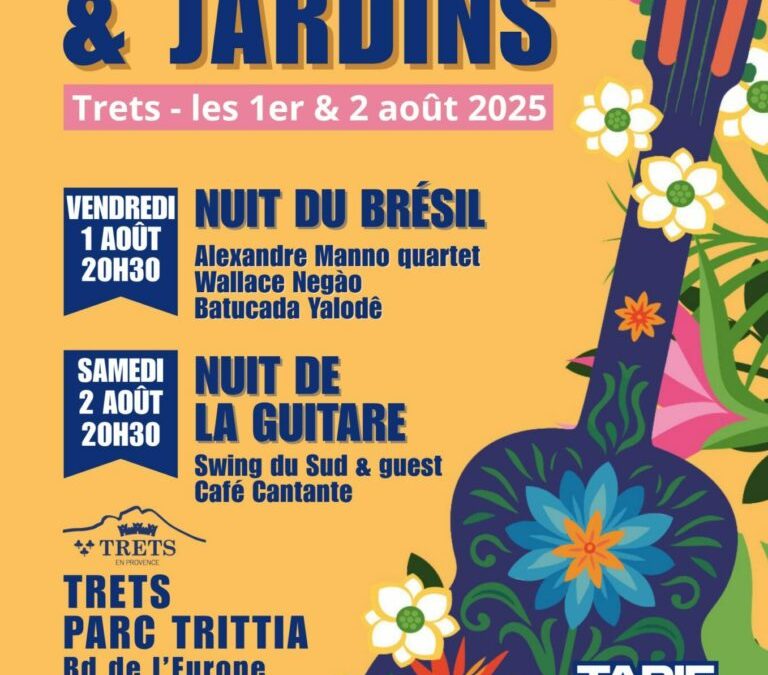 Guitares et jardins : festival au pied de la Sainte Victoire !