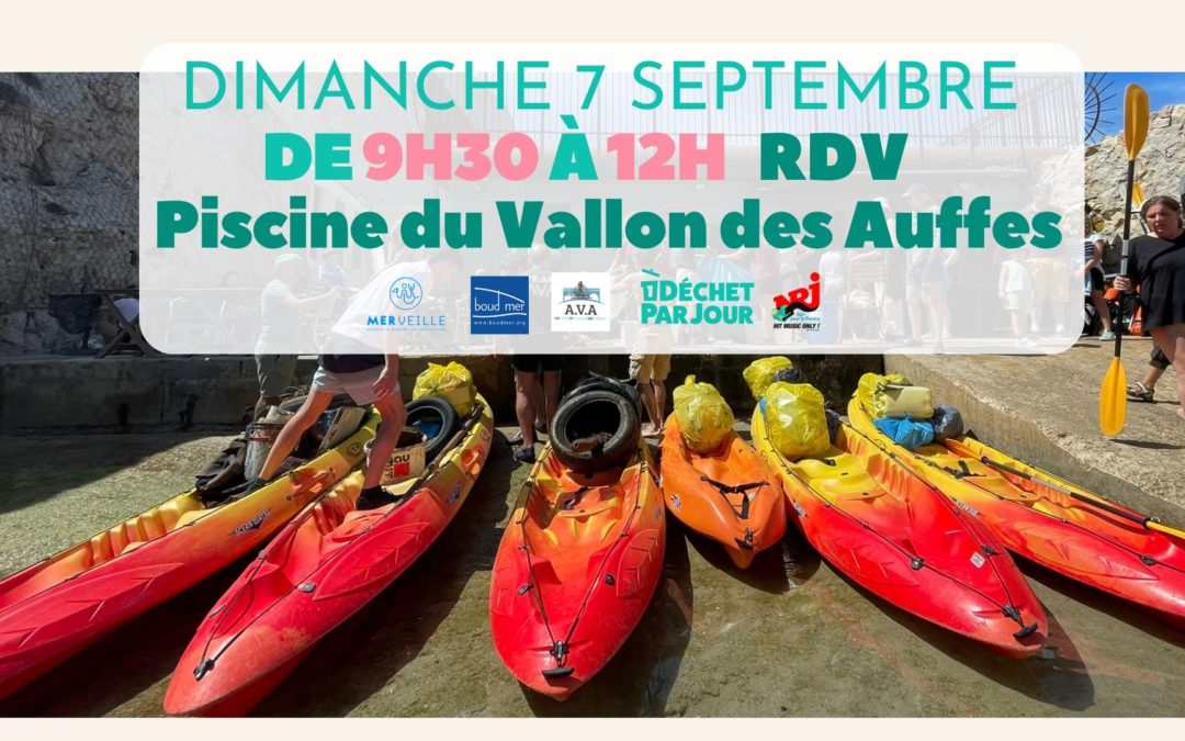 Ramassage de déchets au Vallon des Auffes