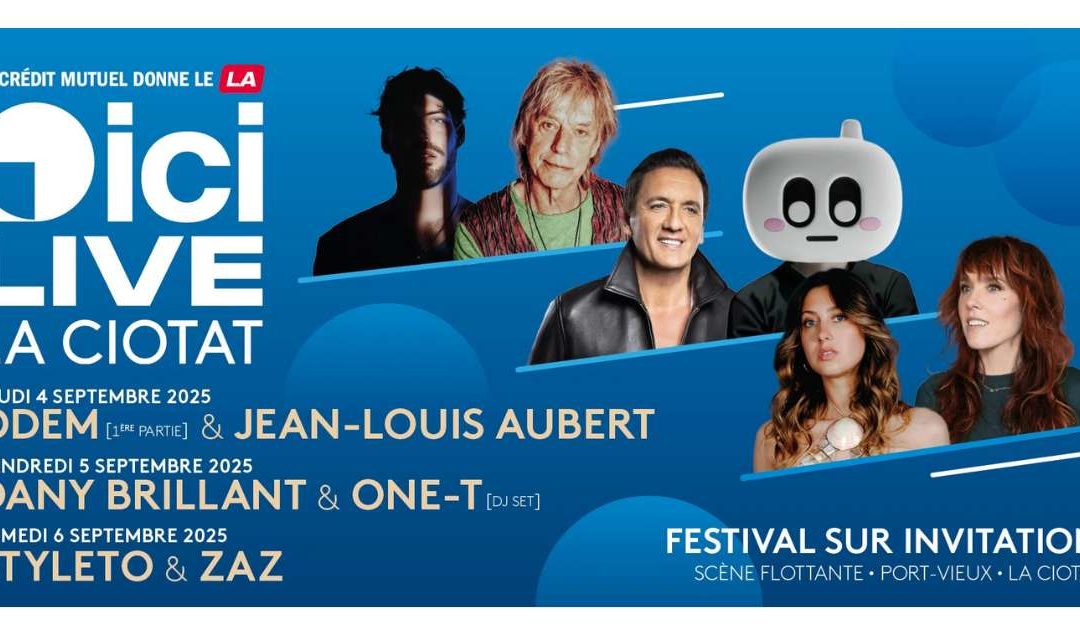 ICI Live 3 soirs de concerts gratuits sur le port de La Ciotat