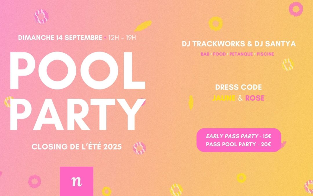 The Last Pool Party Of Summer 2k25- Nhow Marseille