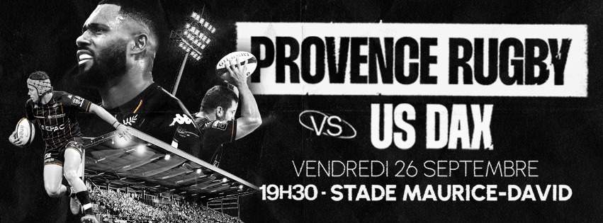 Provence Rugby contre Dax vendredi soir