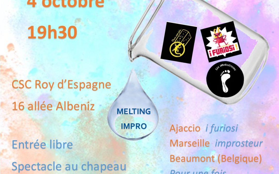 Spectacle d’impro, match-melting Belgique Corse Marseille