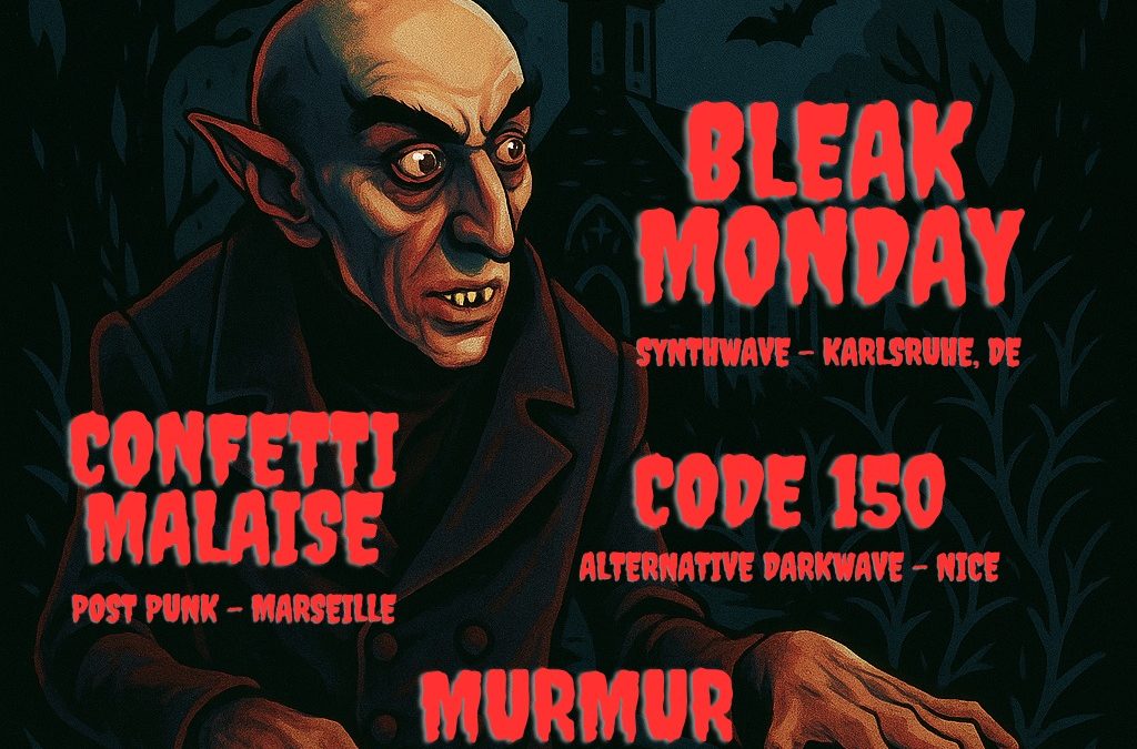 Halloween Party – Dark/Synthwave & Post Punk à l’Intermédiaire !