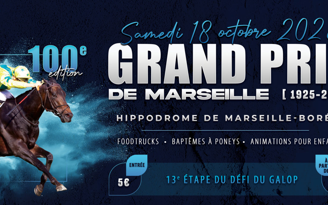 Le Grand Prix de Marseille à l’hippodrome Borély