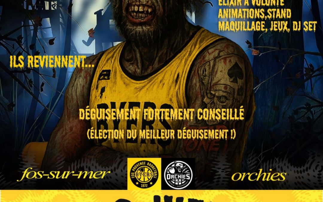 Un gros match de basket et une grosse soirée Haloween