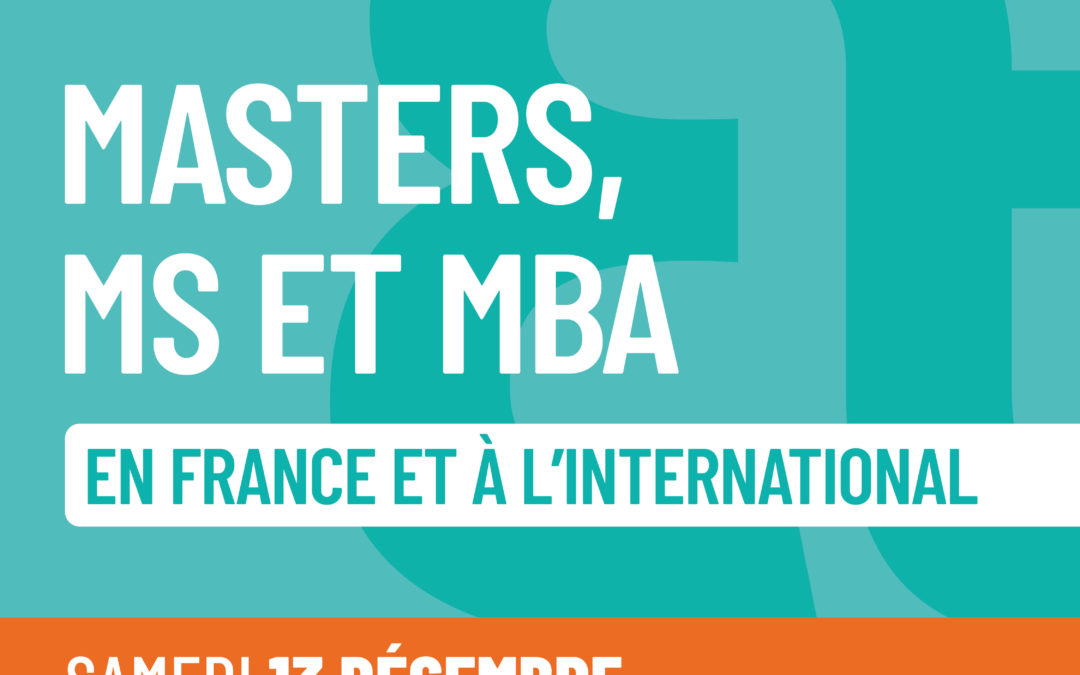 Le Salon masters, mastères spécialisés et MBA en France et à l’international à Marseille