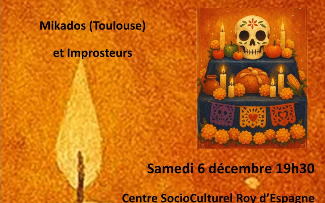 Spectacle d’impro gratuit, samedi 6 decembre 19h30, 13008
