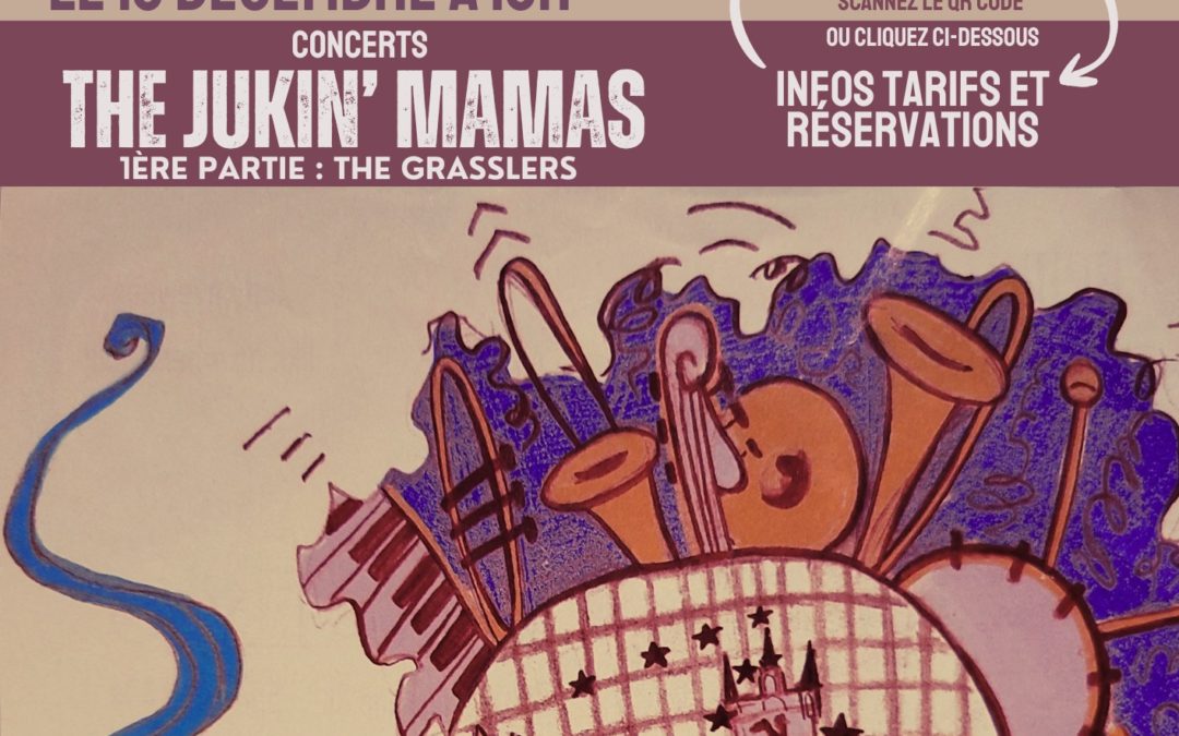 Soirée américaine spéciale New Orleans & Sud des Etats Unis – Concert The Jukin&rsquo; Mamas + The Grasslers