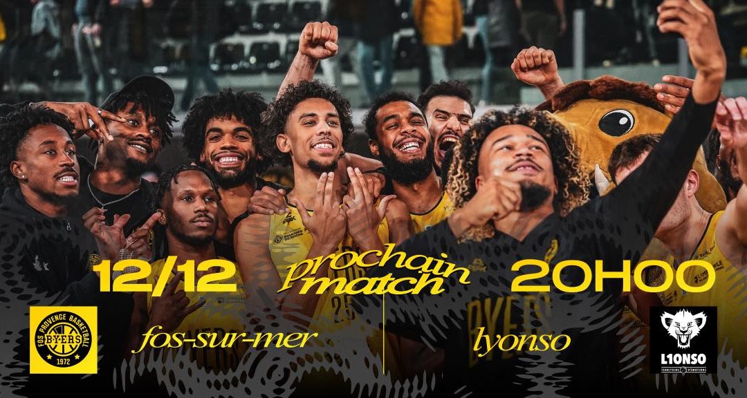 Fos Provence Basket – Lyon SO vendredi soir