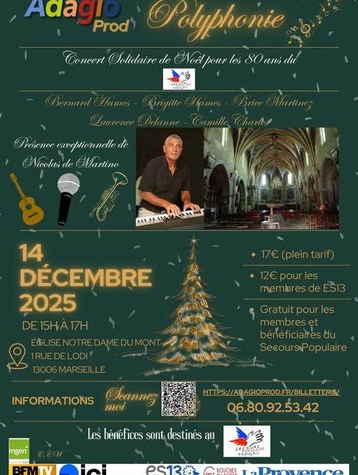 Polyphonie pour les 80 ans du secours populaire à Marseille