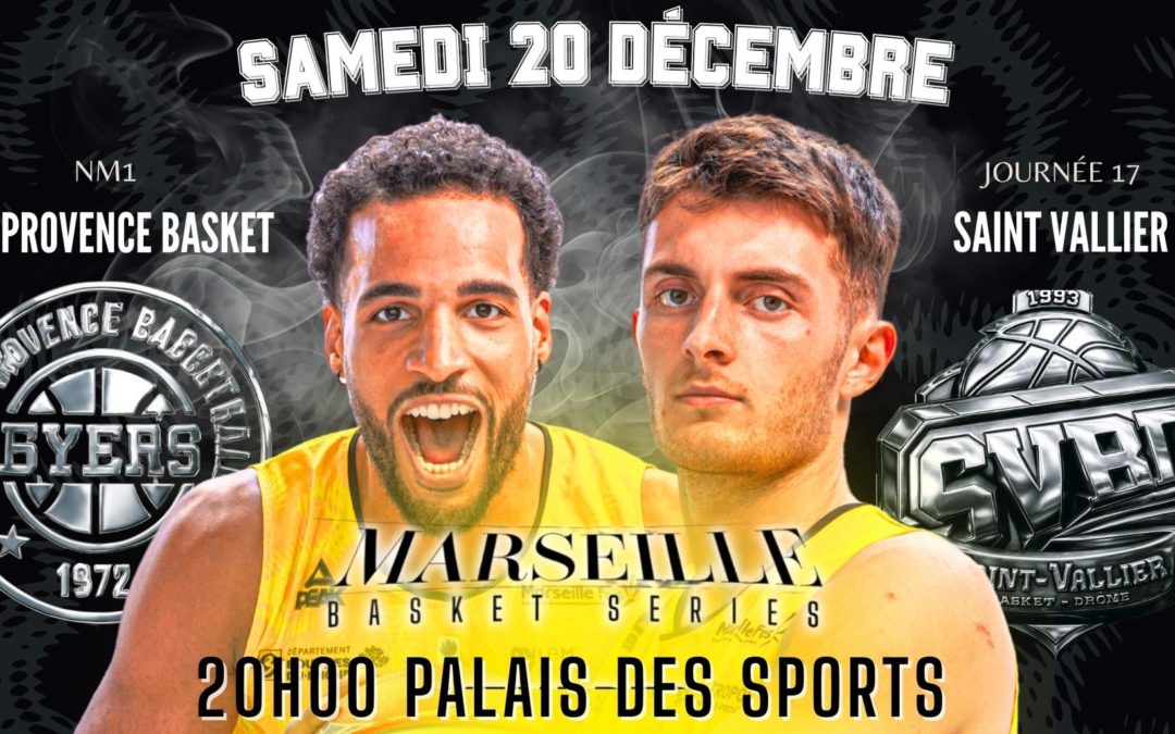 MARSEILLE BASKET SERIES RETOUR AU PALAIS DES SPORTS !