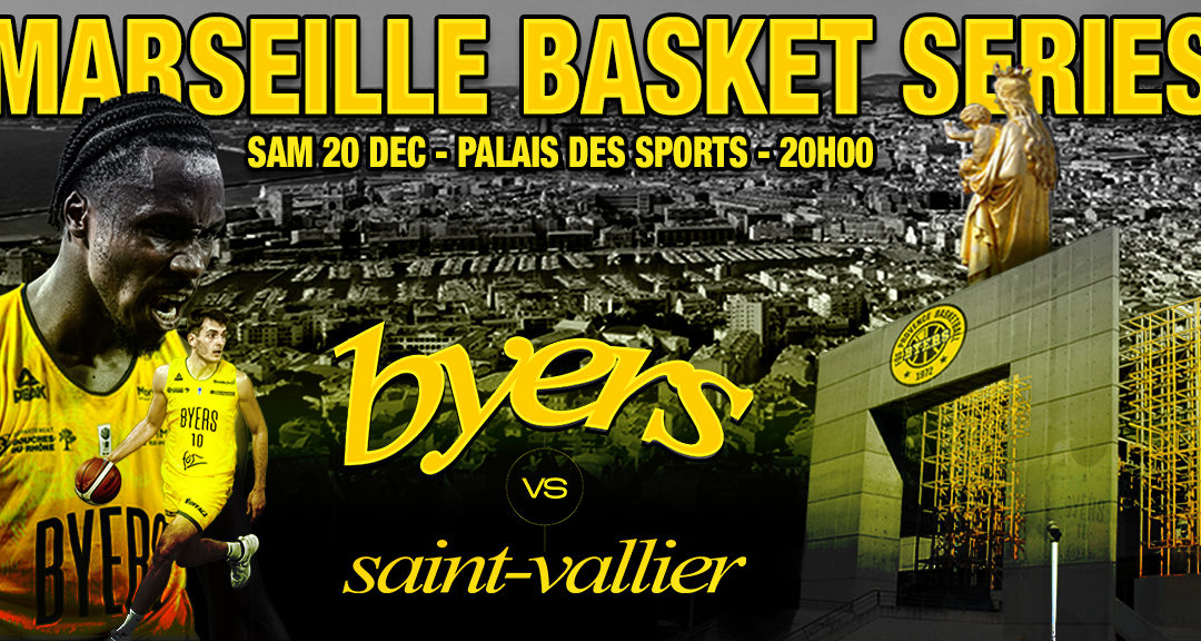 MARSEILLE BASKET SERIES RETOUR AU PALAIS DES SPORTS !