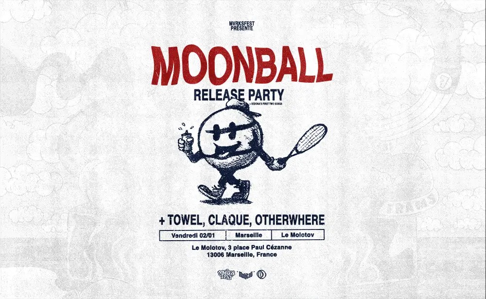 MOONBALL *Release Party* + Towel + Claque + Otherwhere