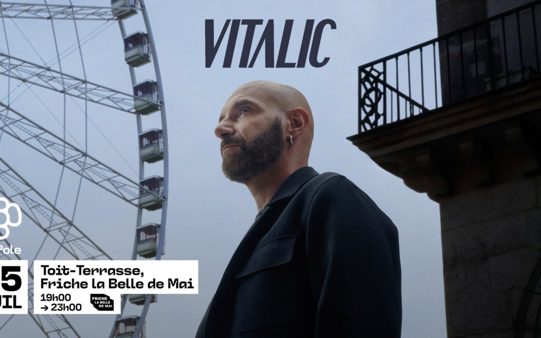 Vitalic sur le toit terrasse de la friche de la belle de mai