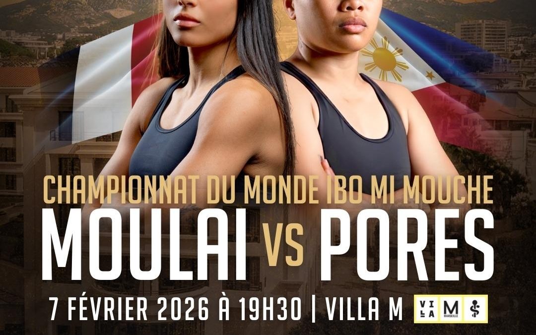 CHAMPIONNAT DU MONDE IBO MI-MOUCHE – ROMANE MOULAI (FRA) FACE À ALTHEA SHINE PORES (PHI)