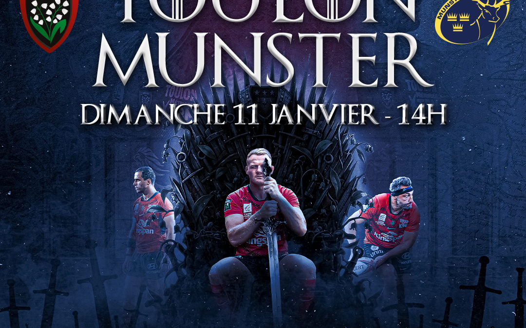 RCT MUNSTER en Champions Cup dimanche à Mayol