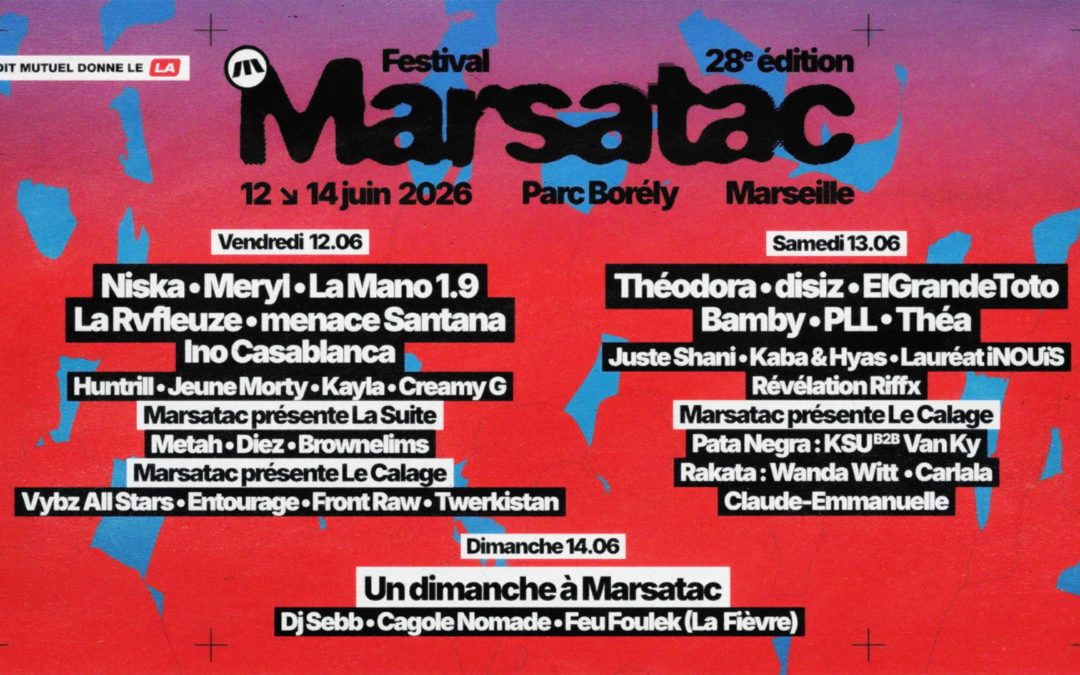 Marsatac  2026 – 28e édition