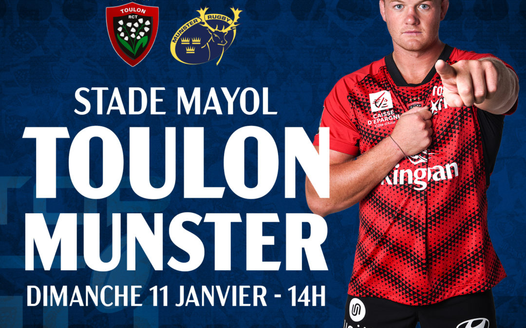 RCT MUNSTER en Champions Cup dimanche à Mayol