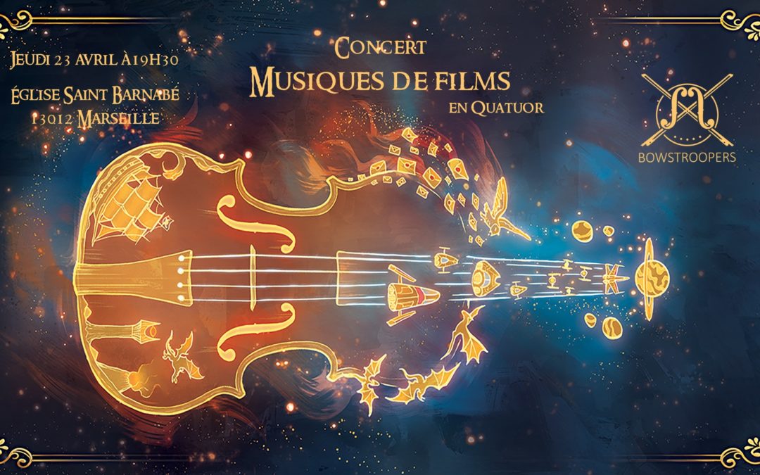 Concert de musiques de films à l&rsquo;Église St Barnabé