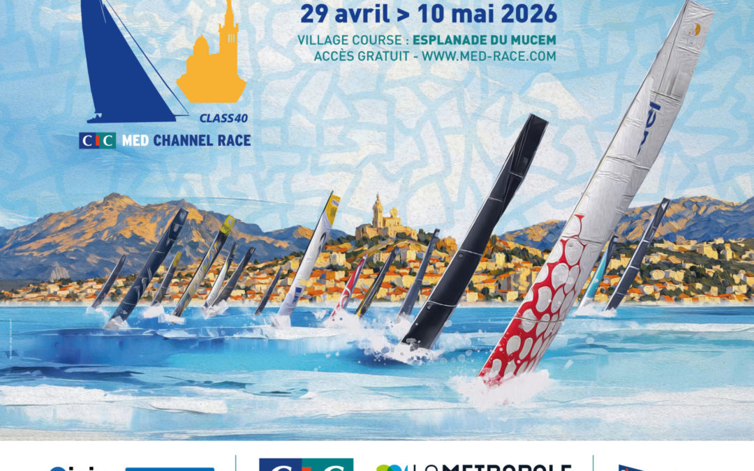 CIC Med Channel Race : les Class 40 en baie de Marseille