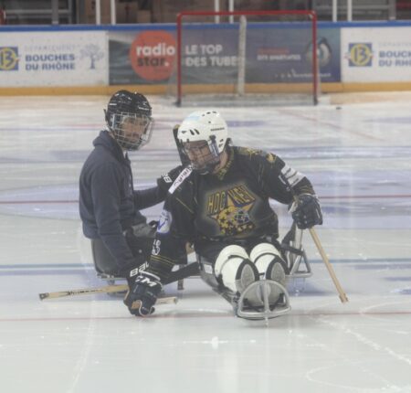 Para hockey au palais omnisports grand est  !