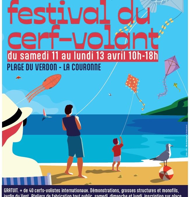 Festival du Cerf Volant : Plage du Verdon à La Couronne !