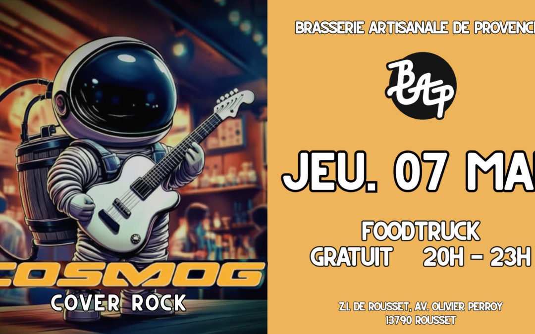 Cosmog : du rock, du food et de la bière (nom de….)