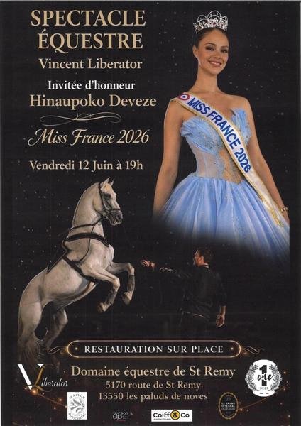 Diner Spectacle équestre en présence de Miss France !