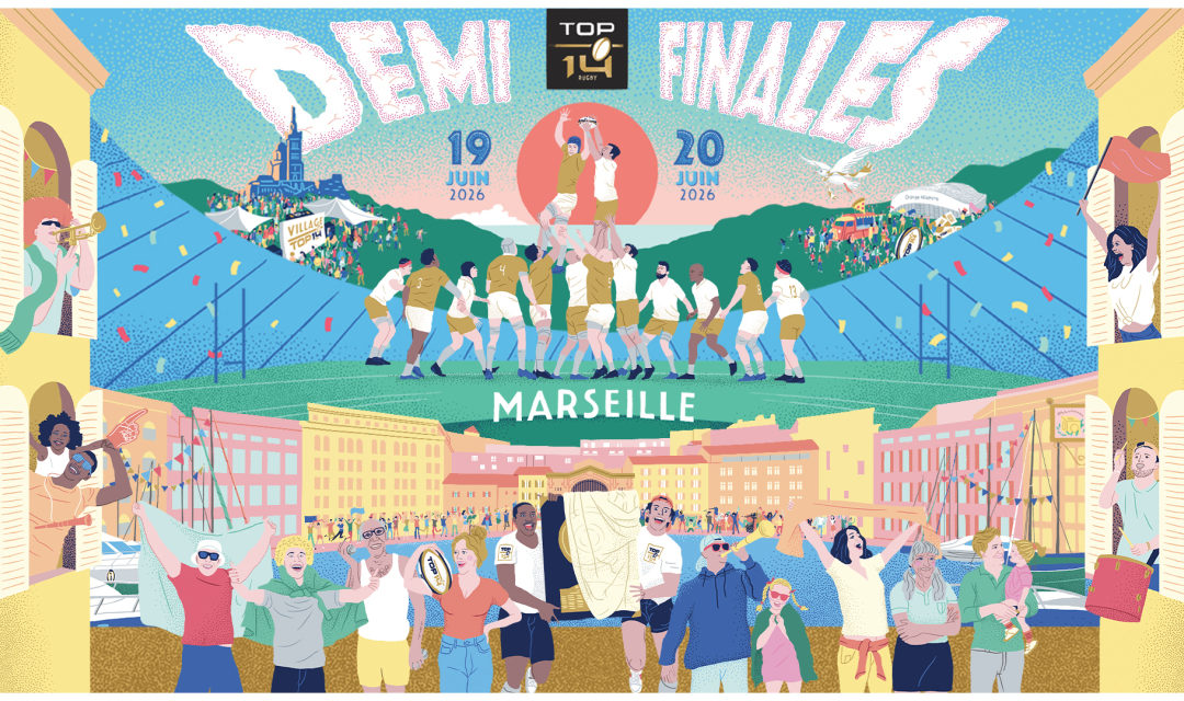 Demi-Finales du TOP 14 au Vélodrome ! Toulouse-Racing 92 vendredi et Montpellier-Stade Français samedi