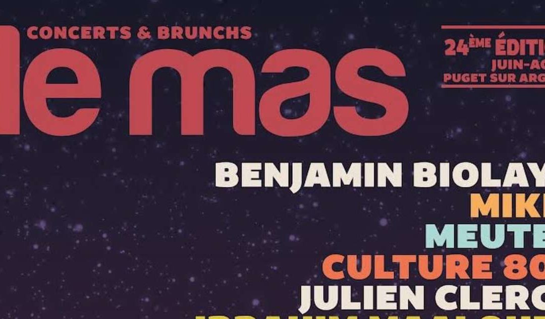 Benjamin Biolay en concert au Mas des Escarvatiers