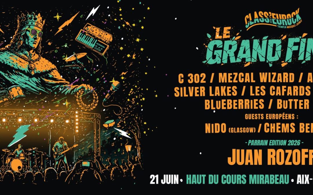 Classeurock : mieux que la fête de la musique : un vrai tremplin rock en haut du Cours Mirabeau à Aix en Provence !