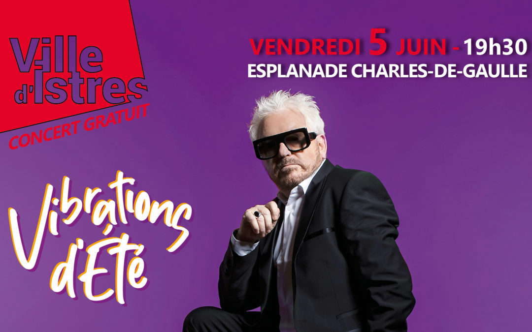 Concert Gratuit de Cerrone à Istres : lancement saison d&rsquo;été !