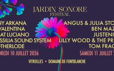 Jardins Sonores 2026 : encore du lourd à Vitrolles !