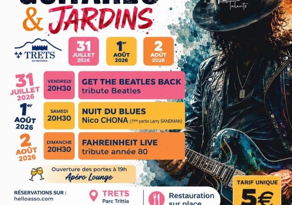 Festival Guitares & Jardins – 5 ème édition