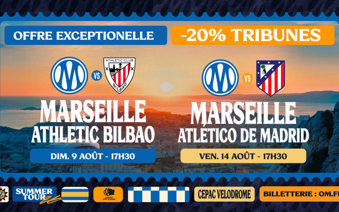 OM : Matchs de préparation au Vélodrome !