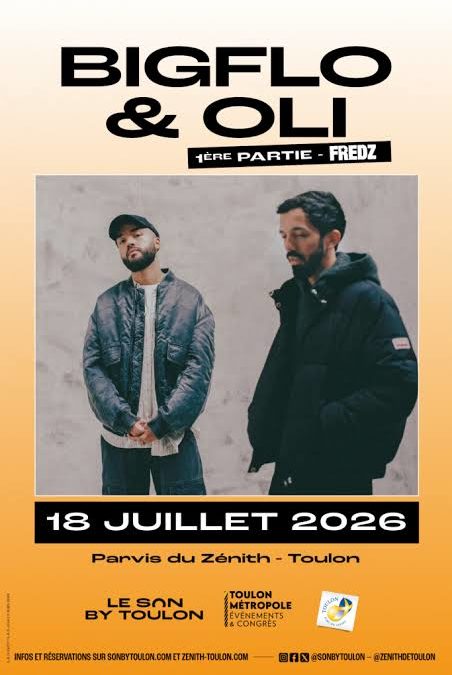 Big Flo & Oli sur le parvis du Zénith de Toulon