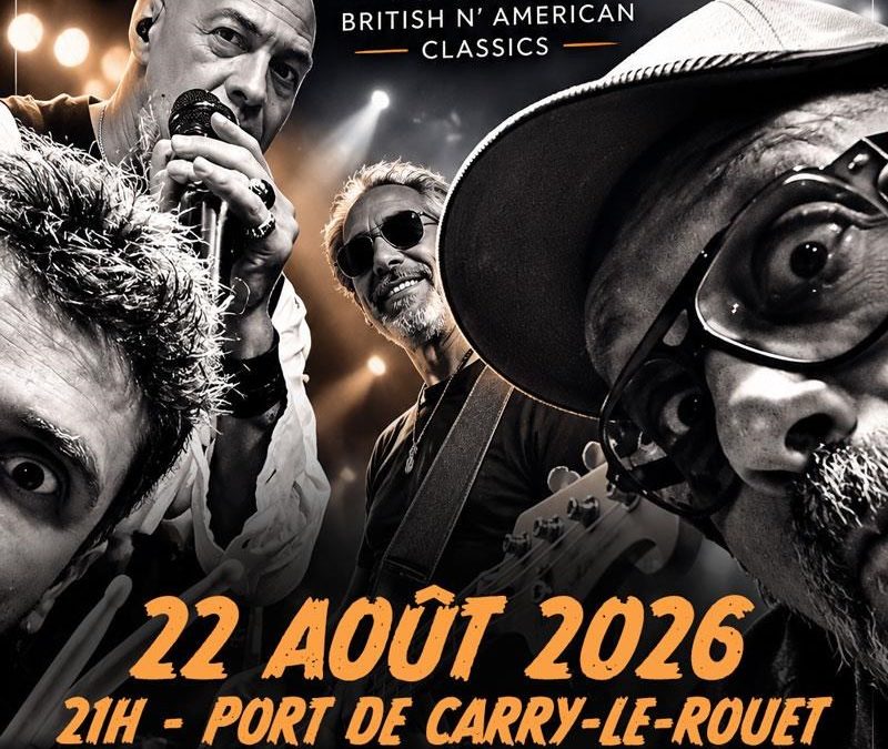 Pop Rock avec Hunky Dory sur le port de Carry !