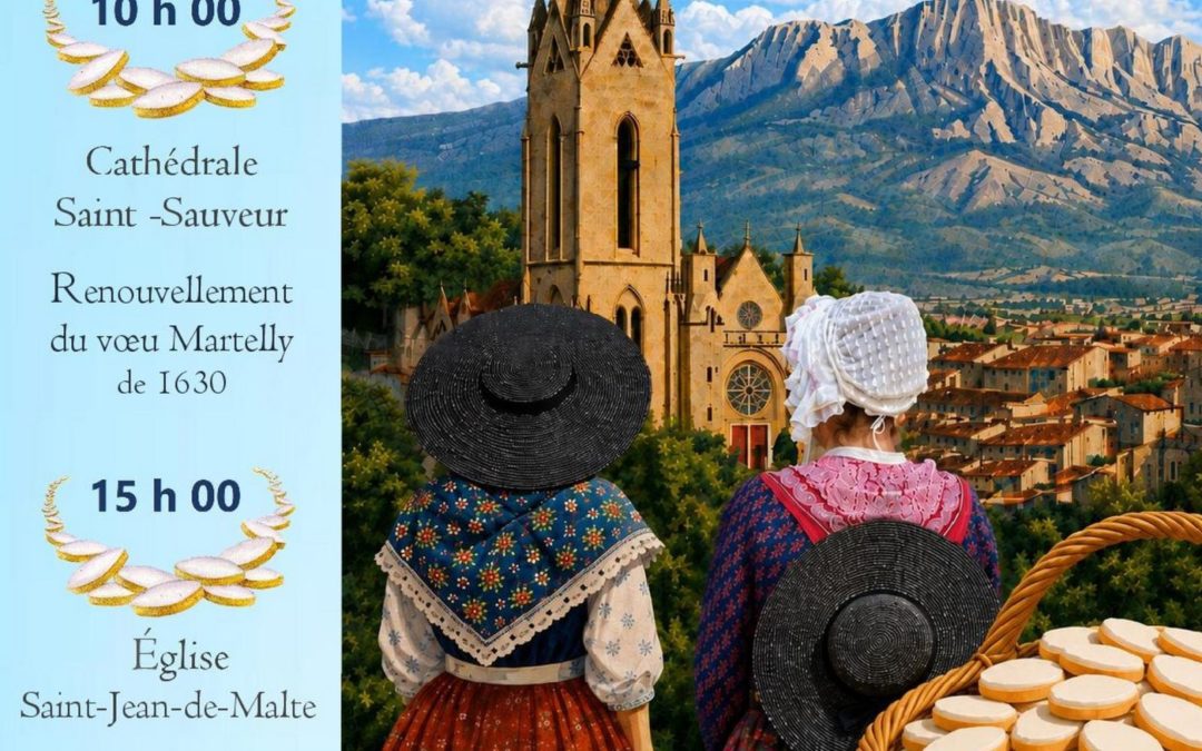 Bénédiction des calissons – Grande fête de l&rsquo;amande et du calisson à Aix en Provence