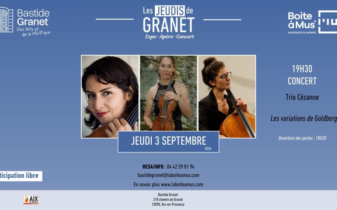 Les jeudis de Granet à Aix en Provence