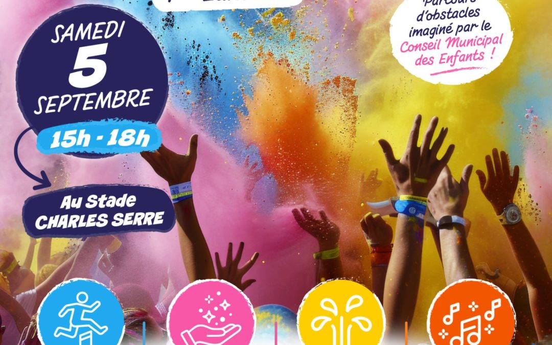 1 er Color Challege à Lambesc, venez mettre de la couleur et faire la fête pour la rentrée !