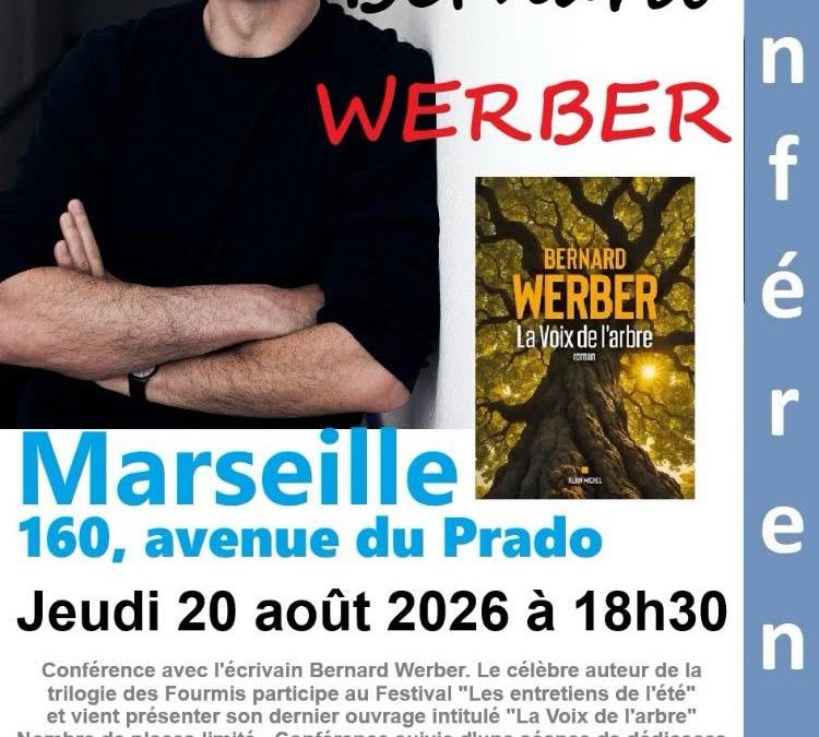 Bernard Werber en conférence à Marseille