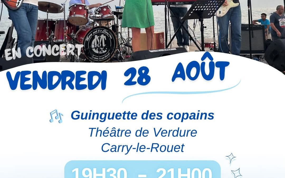 Blue Coast en concert à la Guinguette des copains !