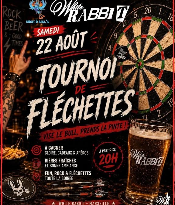 Tournoi de fléchettes au White Rabbit